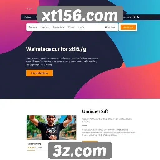 Análise da interface do site xt156.com